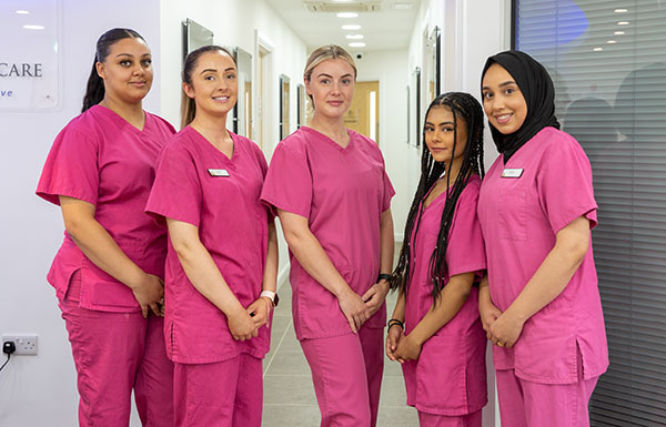 The Hitchin Dental Care dental nursing team