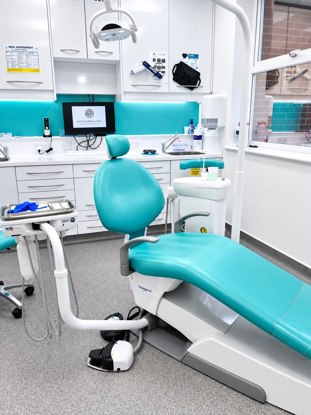 A treatment room at Hitchin Dental Care